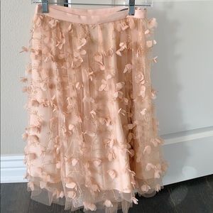 Anthropologie midi skirt